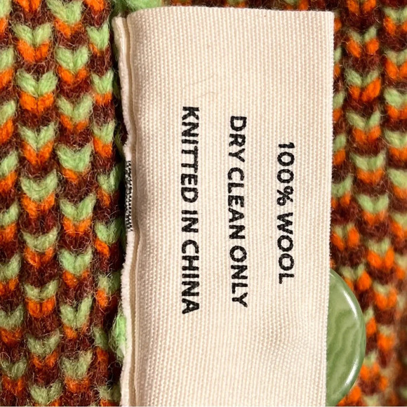 The Slow Love Gilet Green Leopard Print Vest SZ-L/XL - Picture 10 of 10